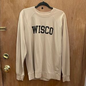 Women's Beige WISCO Crewneck Sweatshirt